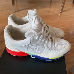 Multi Color Chanel Sneakers
